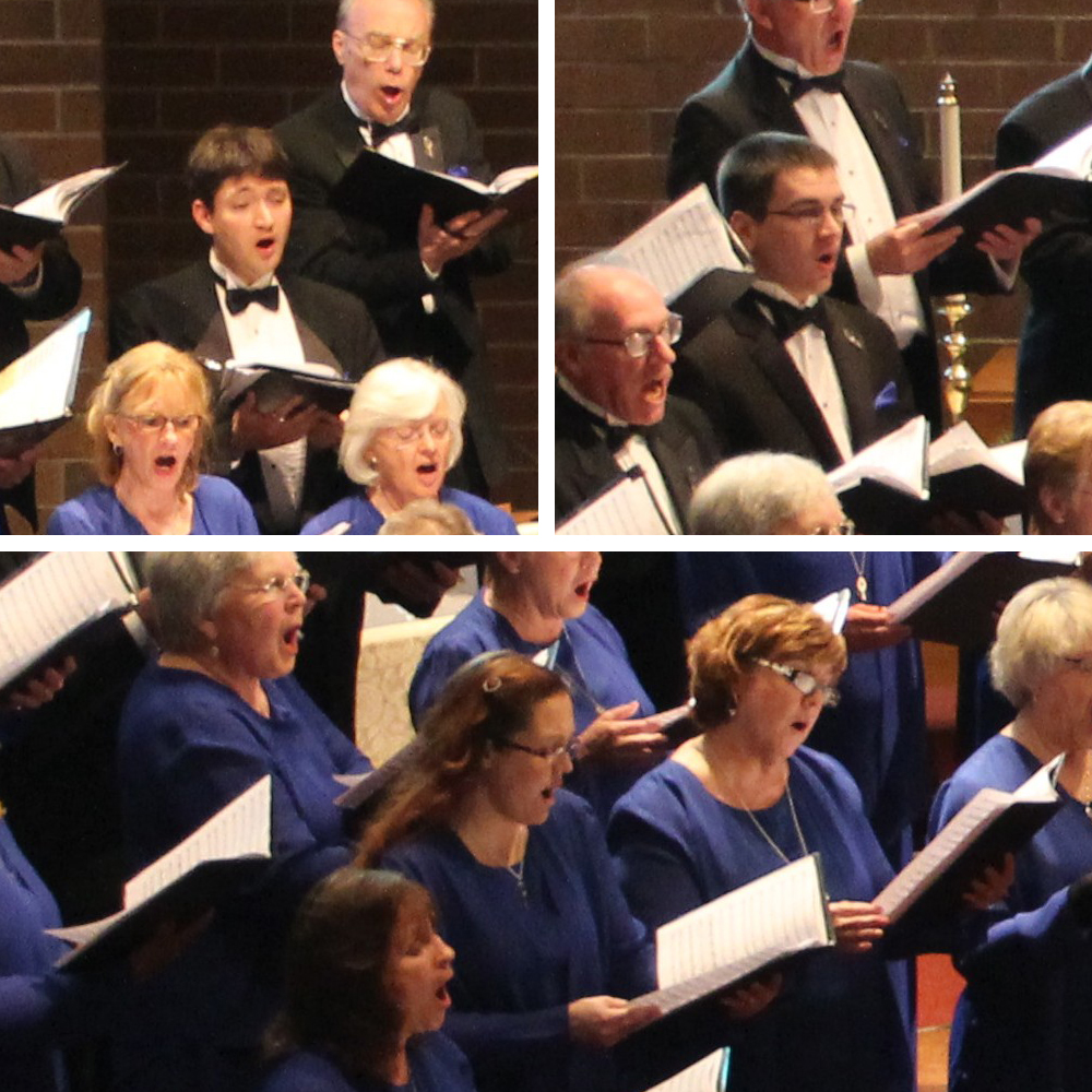 The Gilbert Jackson Chorale 2015 Concert - Student interns singing